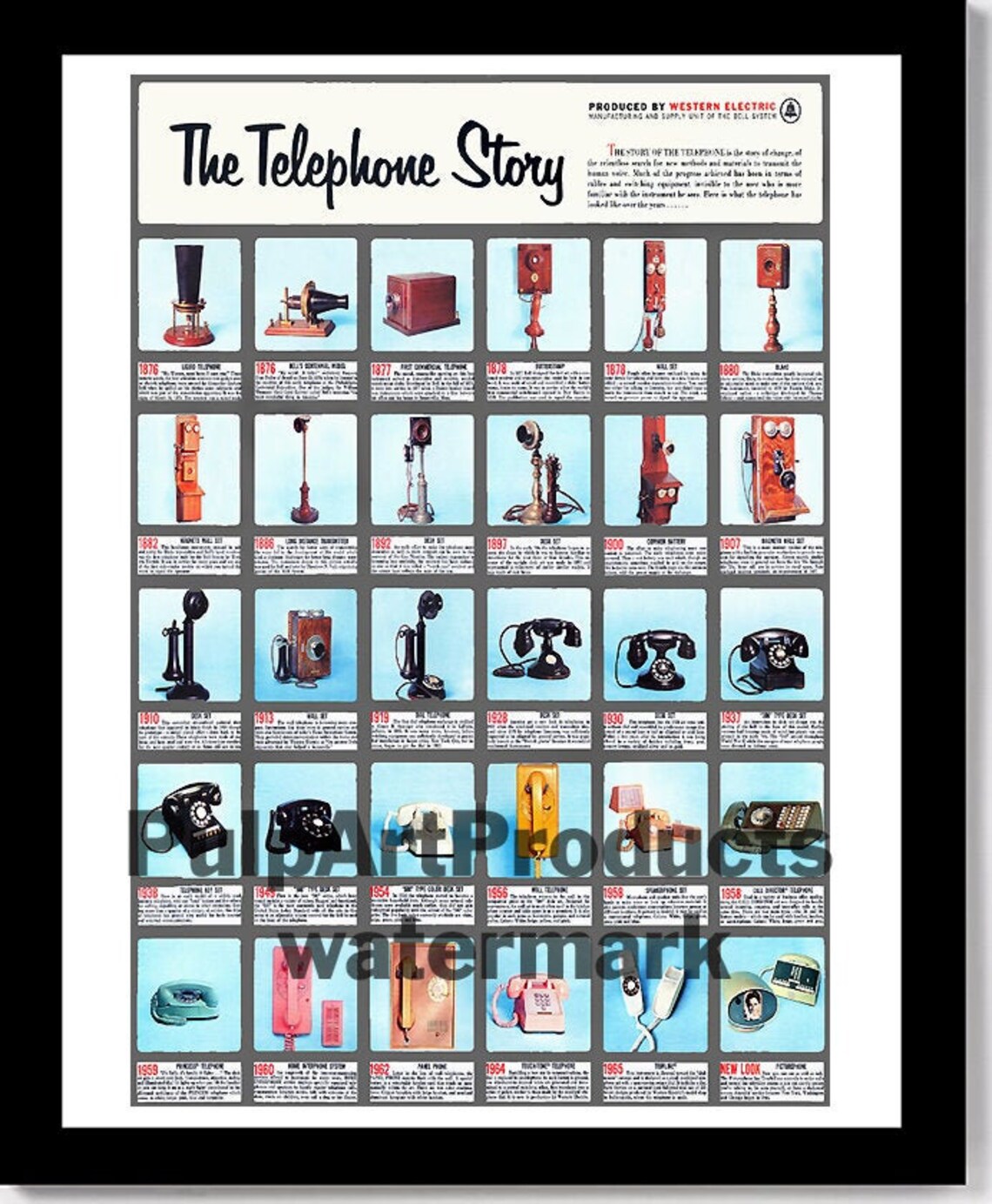 THE TELEPHONE STORY c1960's Bell Telephone History Etsy