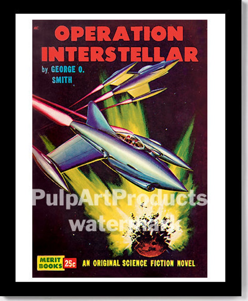 Pulp PB Poster OPERATION INTERSTELLAR