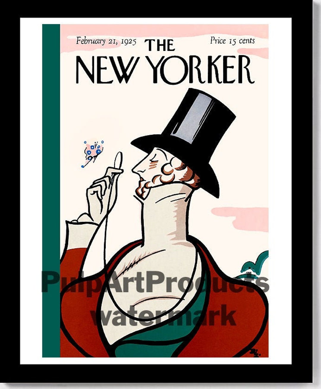 THE NEW YORKER first Issue Cover Poster - Etsy