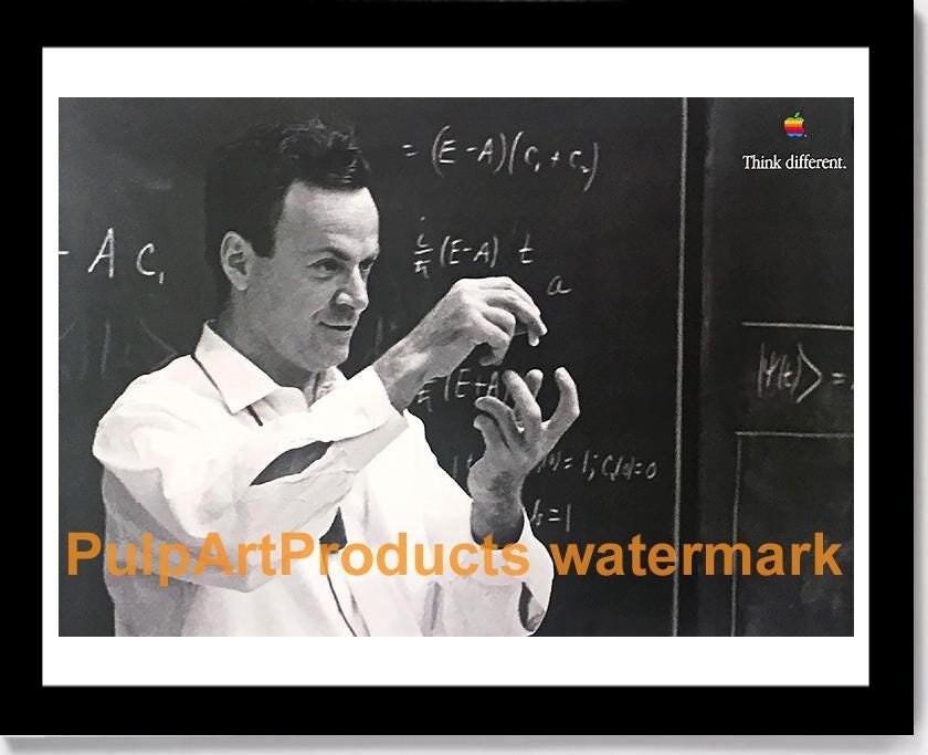 Think Different Apple Poster - Etsy Think Different Apple Poster - Etsy