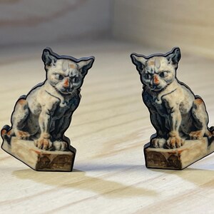 Halloween - Cats - Statue - Stone - Focal Bead - Earring - Necklace - Jewelry Making - Jewelry Findings - Component - Handmade - Charms