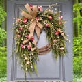 Year Round Wreath, Everyday Wreaths, Hydrangea Wreath, Front Door Wreaths, Farmhouse Decor, Gift, Unique, Home Decor, farmhouse wreaths