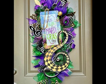 Mardi Gras Wreaths