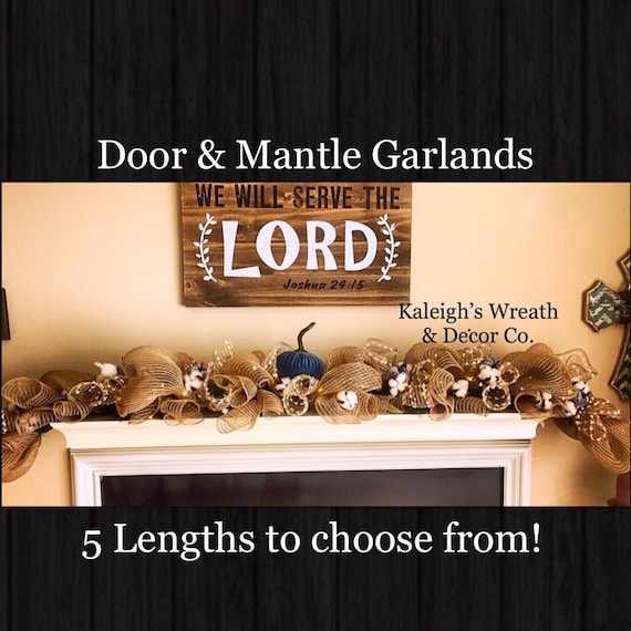 Fall Door Garland, Fall Swag, Thanksgiving Door Decor, Fall Wreath, Fall Decorations, Fall Mantle Garland, Pumpkin Garland, Autumn Decor