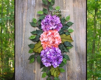 Hydrangea Wreath for Front Door, Spring Wreath, Everyday Wreath, Door Decor, Wedding Decor, Hydrangea Wreaths, Year Round Wreath, Wreaths