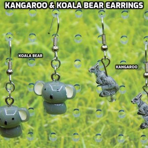 Kangaroo & Koala Bear Earrings image 1
