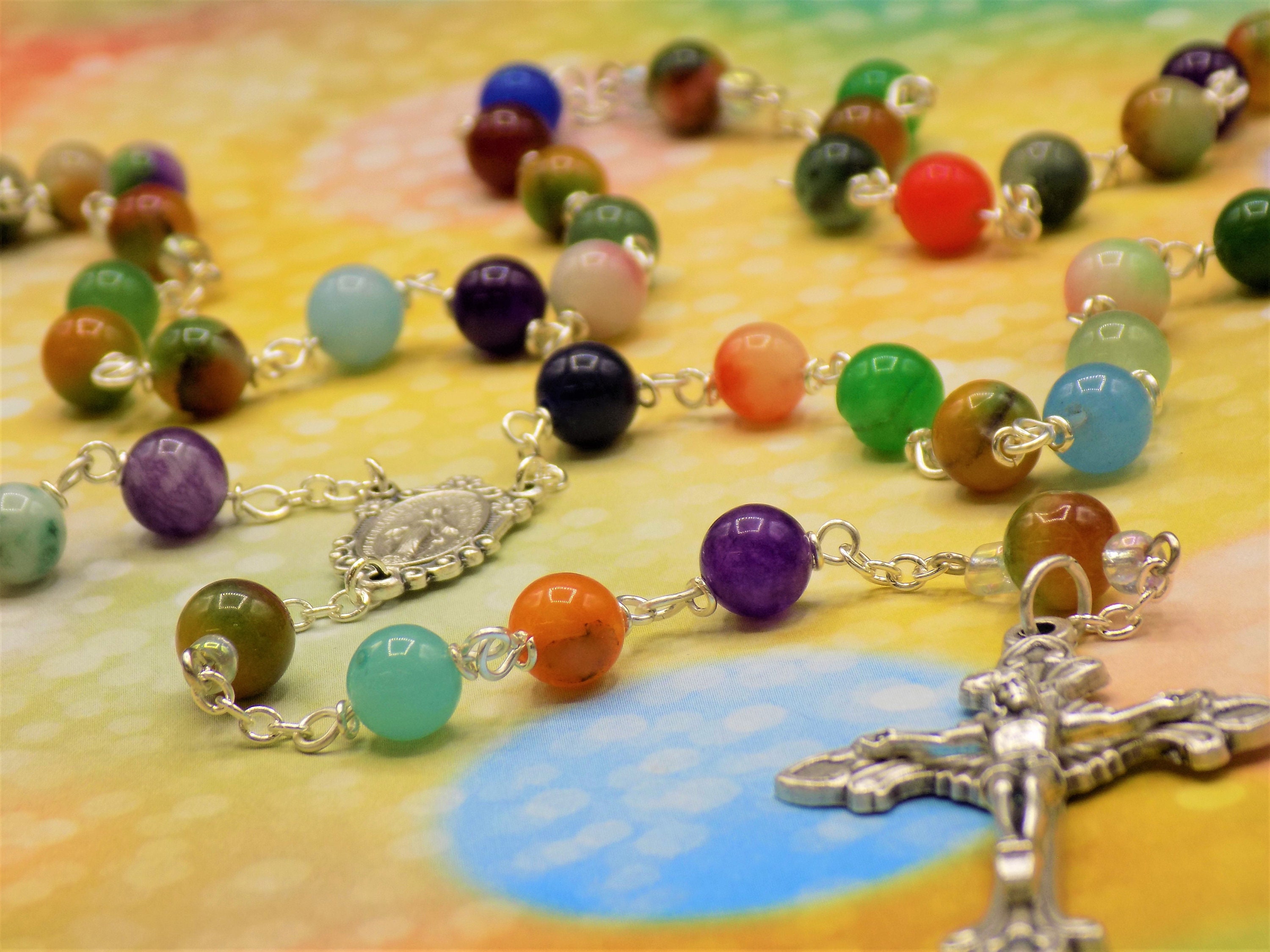 Candy on sale rosary beads