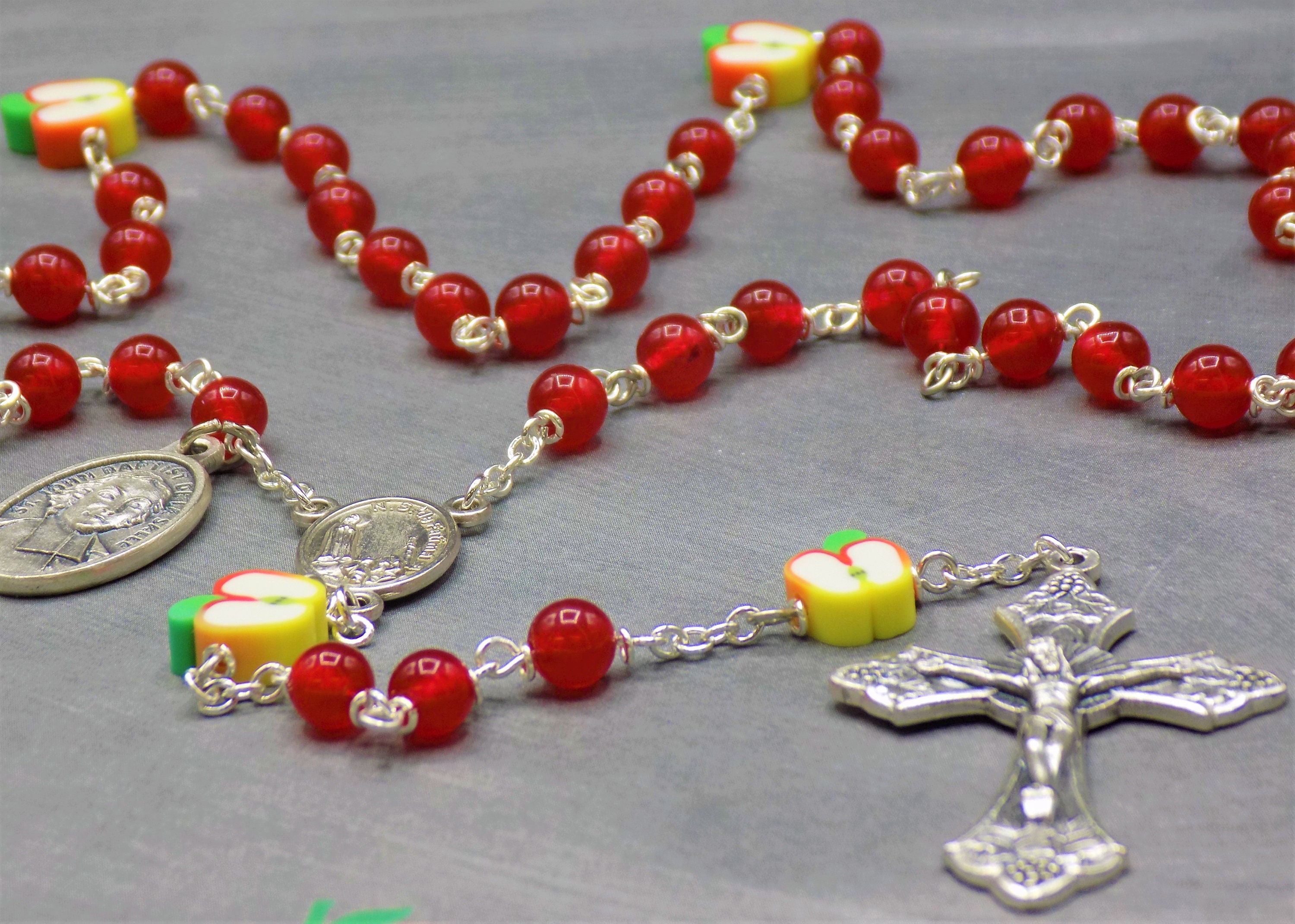 candy rosary beads