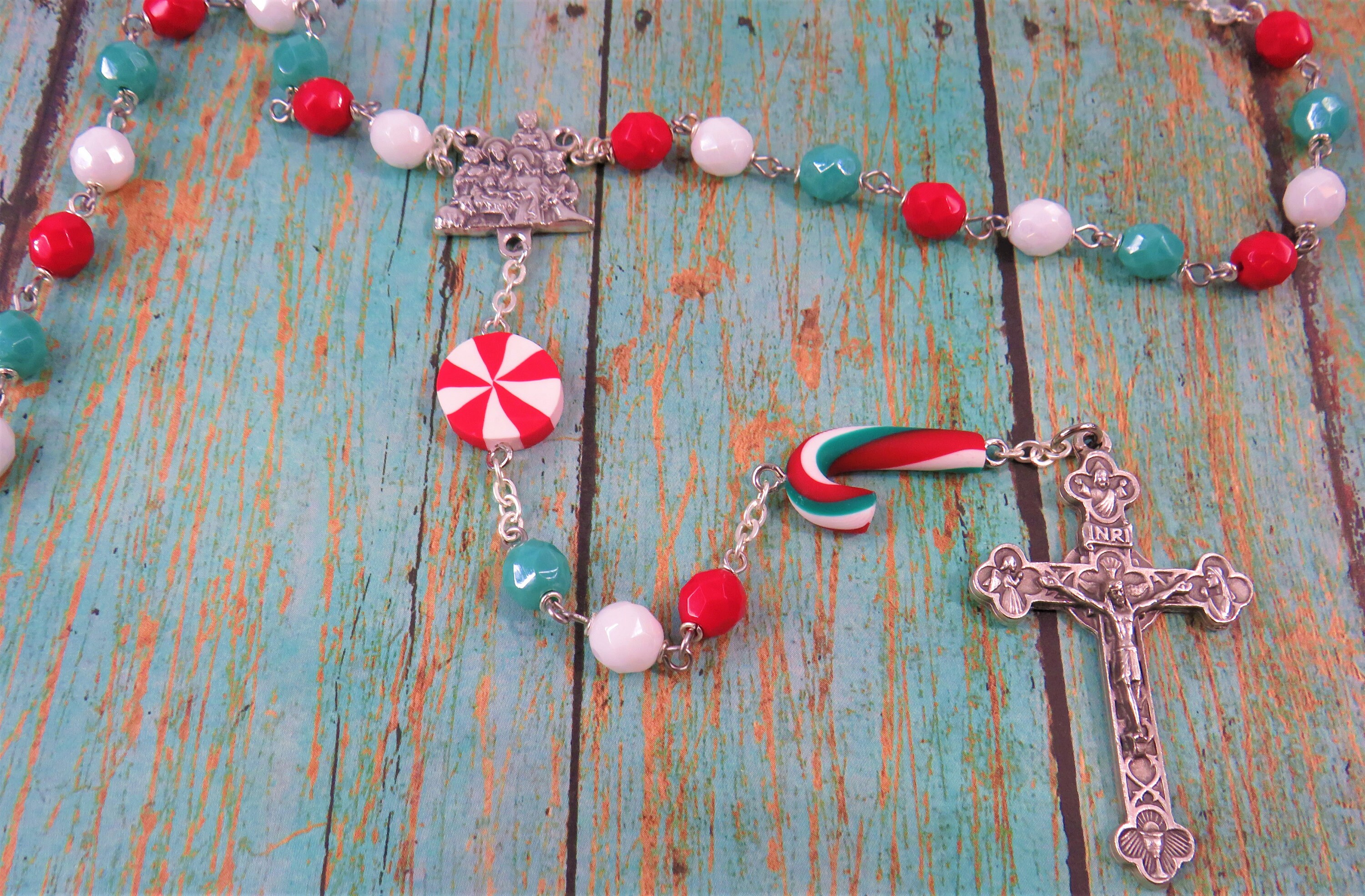 Religious Christmas Candy Bracelets