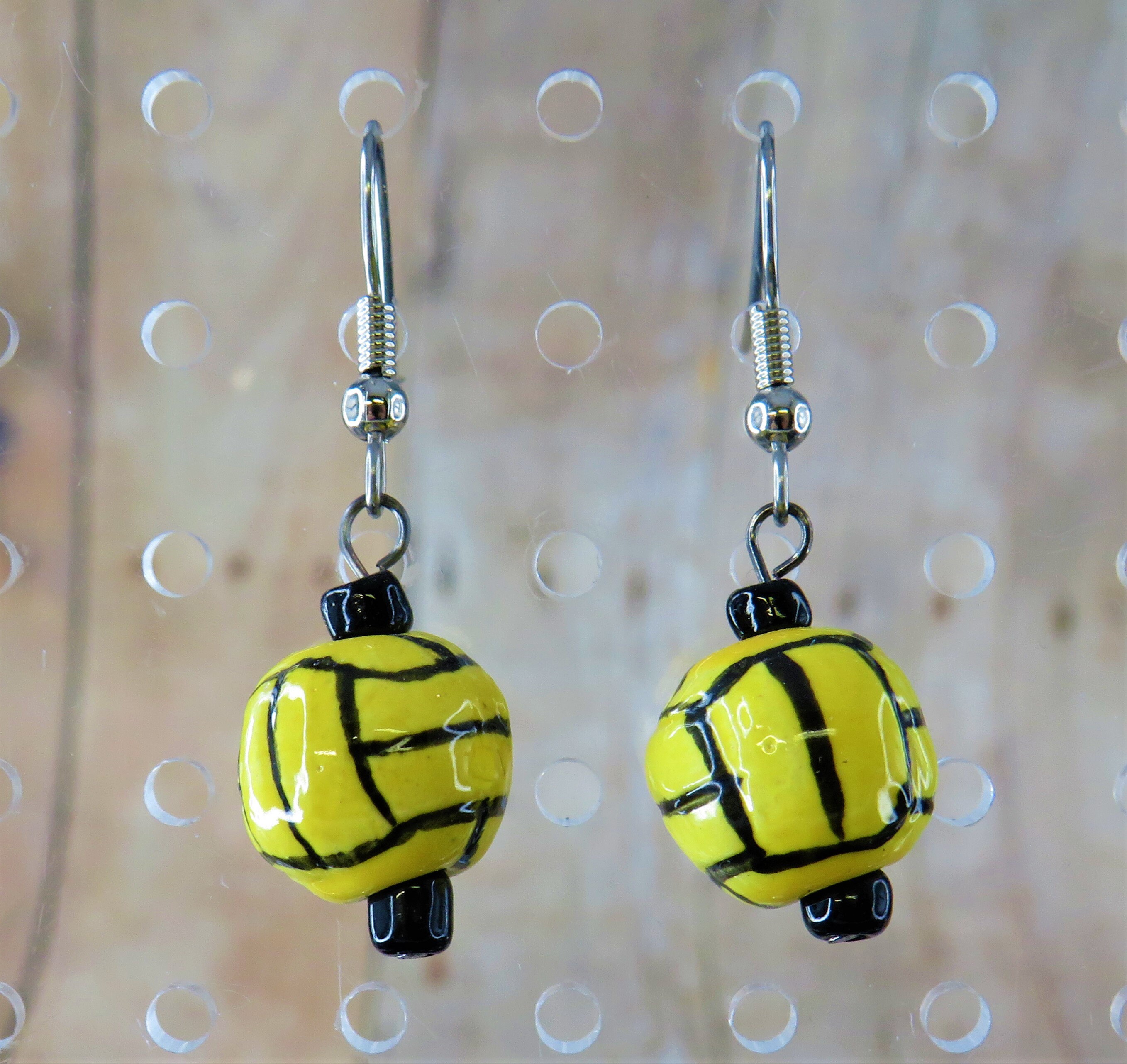 Sports Earrings - Baseballs (2 Sizes) - Footballs - Basketballs - Polo  Balls - Bowling Pins - 5 Styles to Choose From