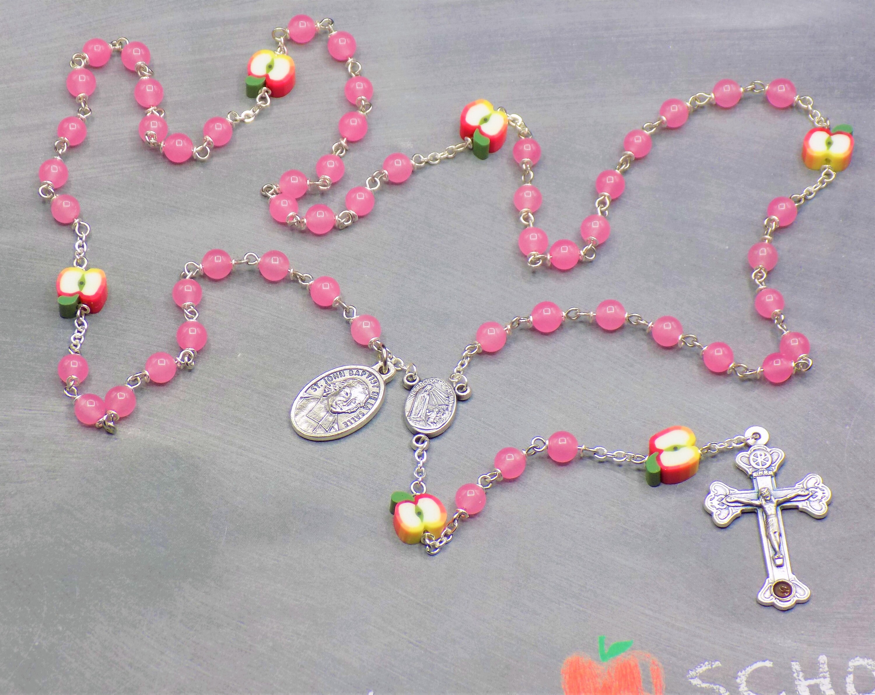 candy rosary beads