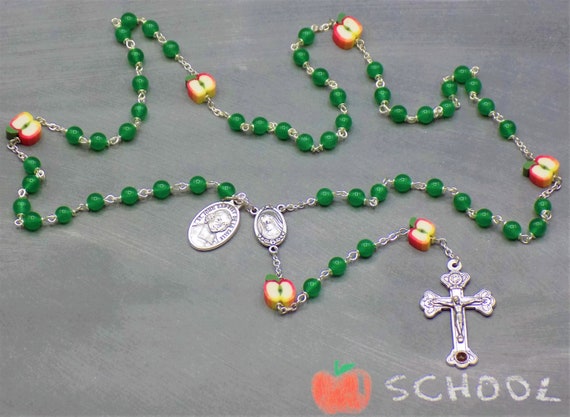 candy rosary beads