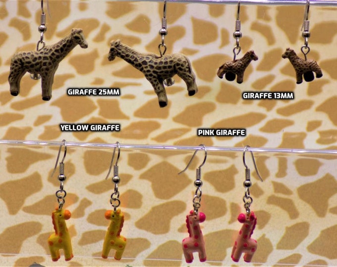 Giraffe Earrings (4 Styles)