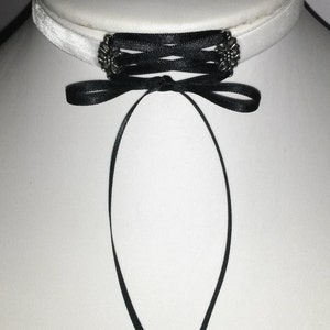 Doubnine Thick Black Choker Velvet Plain Collar Wide Necklace Gothic  Jewelry Gift (0.8) (0.8)