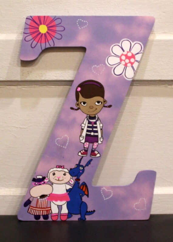 Doc Mcstuffins Wooden Letters For Kids Bedrooms Bedroom Decor