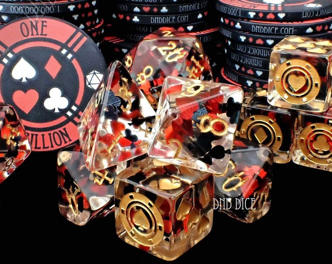 King of Crits Exclusive 11 Dice Set Poker Dice With Suits Etsy Canada