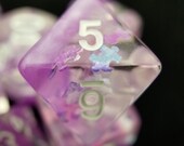 Purple Puzzle Factory Polyhedral Dice Set Limited Edition Pathfinder DND DICE