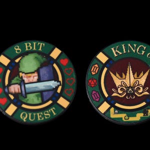 8BIT Quest Exclusive 11 Dice Set | Definitely NOT Zelda Inspired DND DICE Design | King of Crits Brand image 4