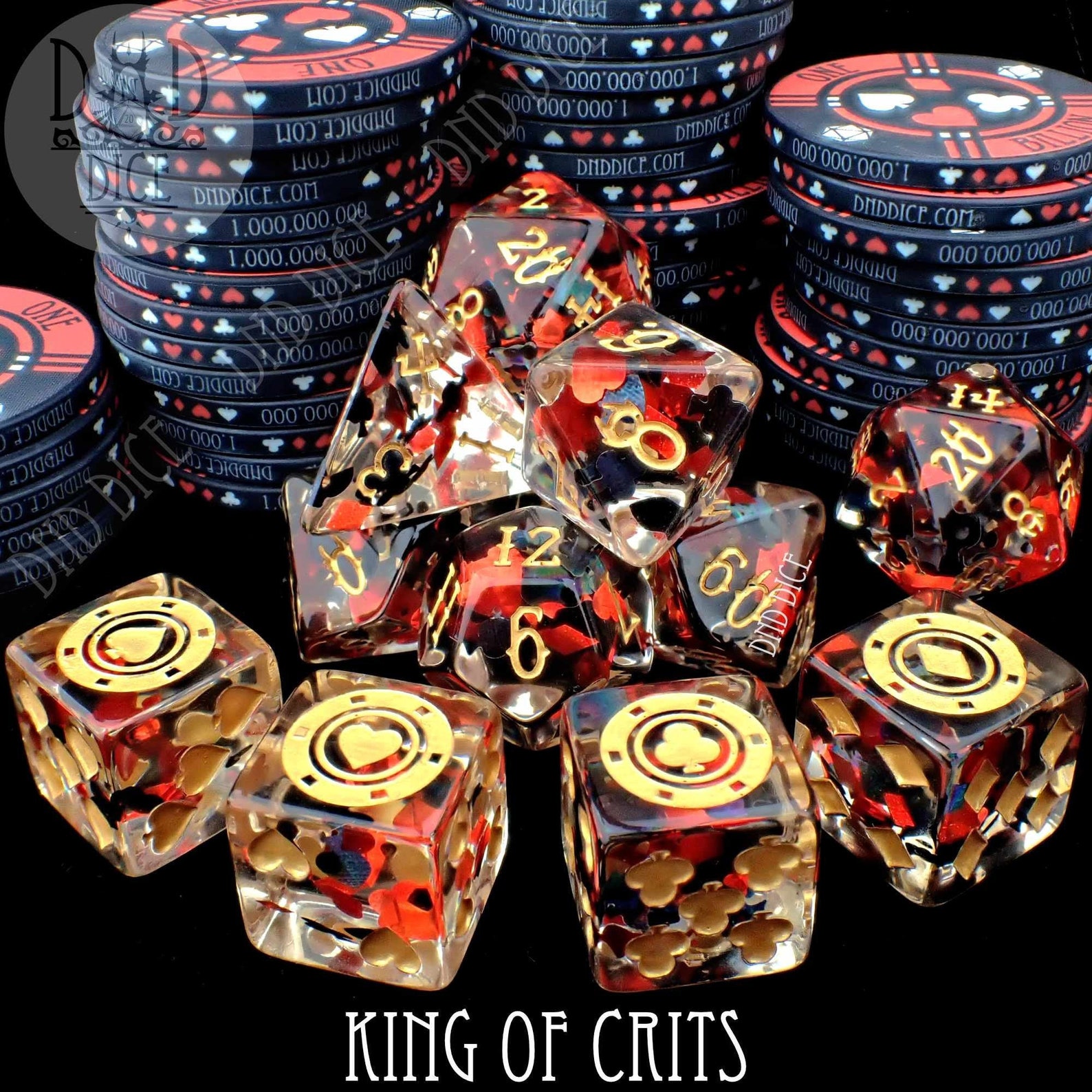 King of Crits Exclusive 11 Dice Set Poker Dice With Suits Etsy Canada