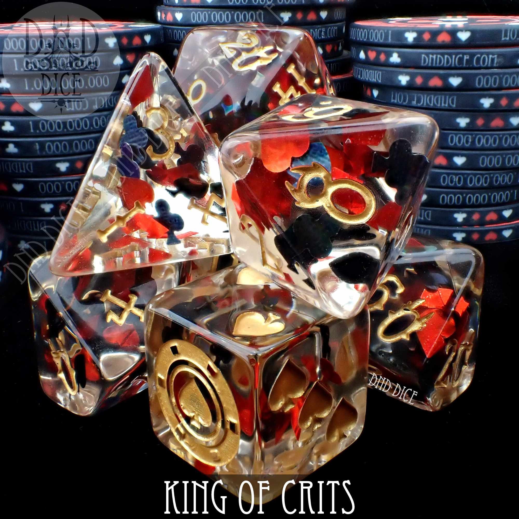 King of Crits Exclusive 11 Dice Set Poker Dice With Suits Etsy Canada