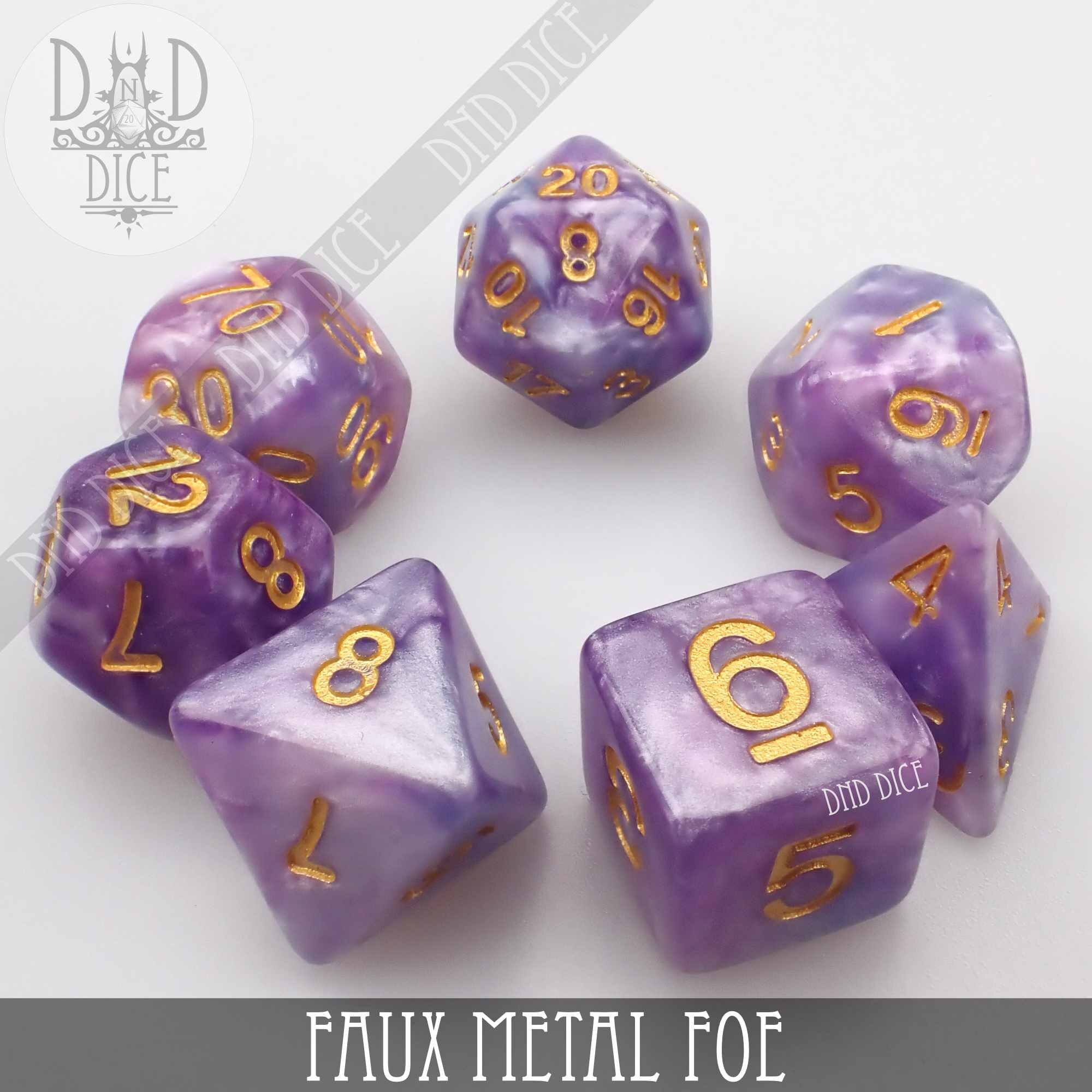 London Fog Dice Set for Dungeons & Dragons TTRPG DND DICE Etsy