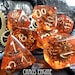 Chaos Engine Steampunk Polyhedral Dice Set | Limited Edition | Dungeons & Dragons | DND DICE