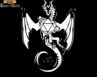 Drachen Pin | Exklusiver D & D Themed Pin | DND5D | Marke King of Crits