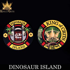 Dinosaur Island Exclusive 11 Dice Set | T-Rex and Friends Dinosaur Themed Paleontologist DND DICE | King of Crits Brand image 5