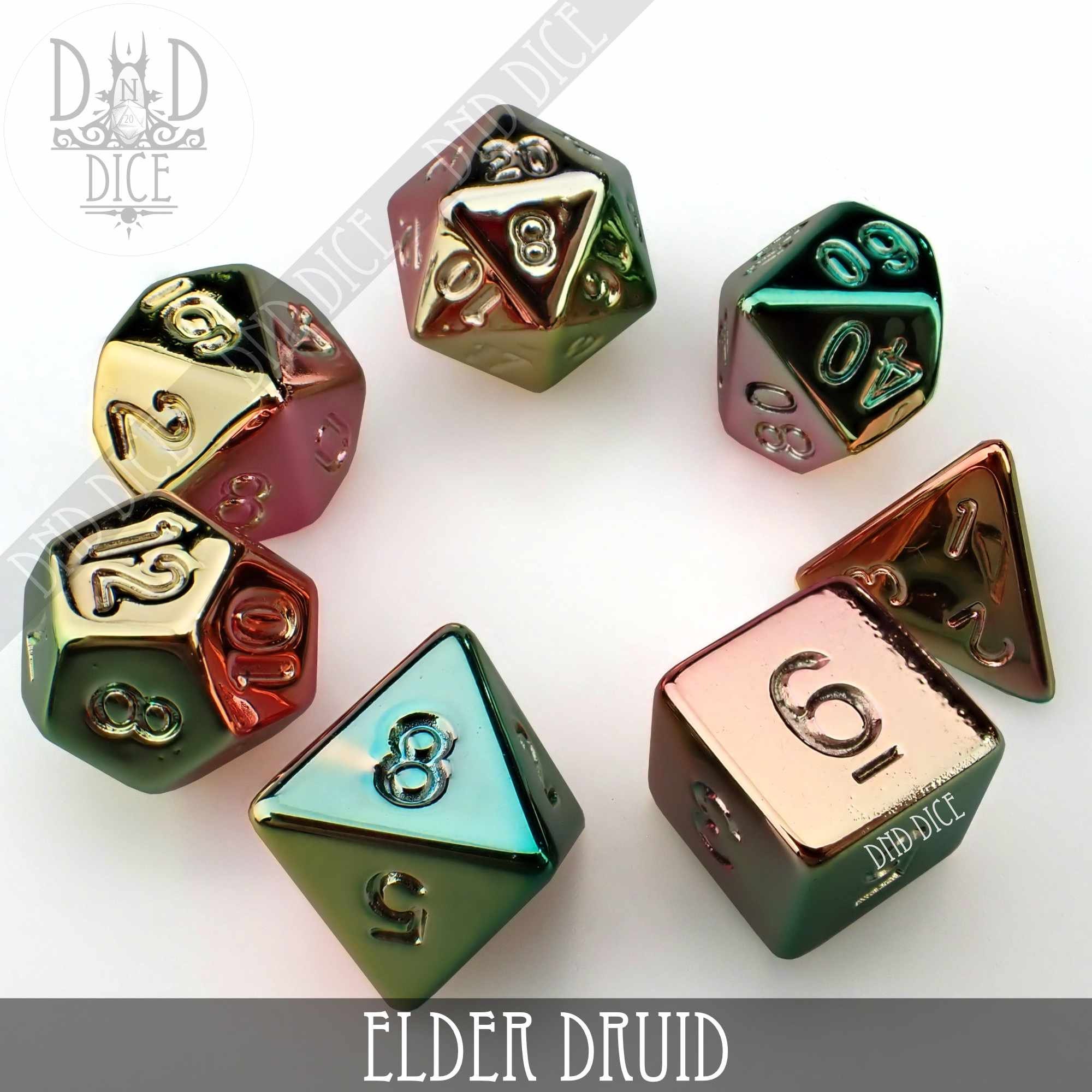 Juego de poliédricos Elder Druid / Dungeons & - Etsy España