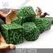 Forest Green Dice Set | Dungeons and Dragons Dice for Druids Rangers or Forest Folk | DND DICE 