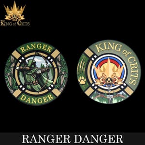 Ranger Danger Exclusive 11 Dice Set | DND DICE Designed for Archers, Rangers, Druids, and Stealthy Forest Assassins | King of Crits Brand image 8