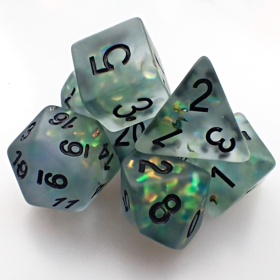 Broken Dreams Frosted Polyhedral Dice Set | Limited Edition | Dungeons & Dragons | DND DICE