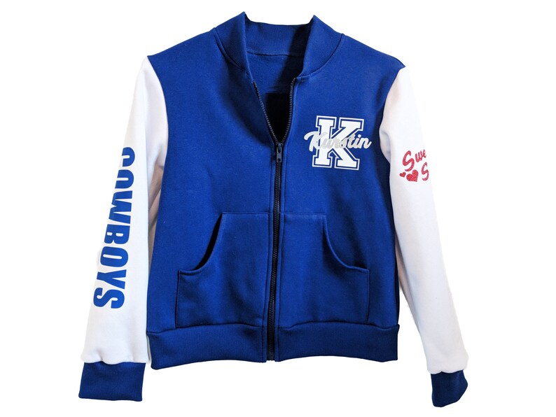 Custom Name and Initial Letterman Jacket With Hood or Collar Etsy Canada