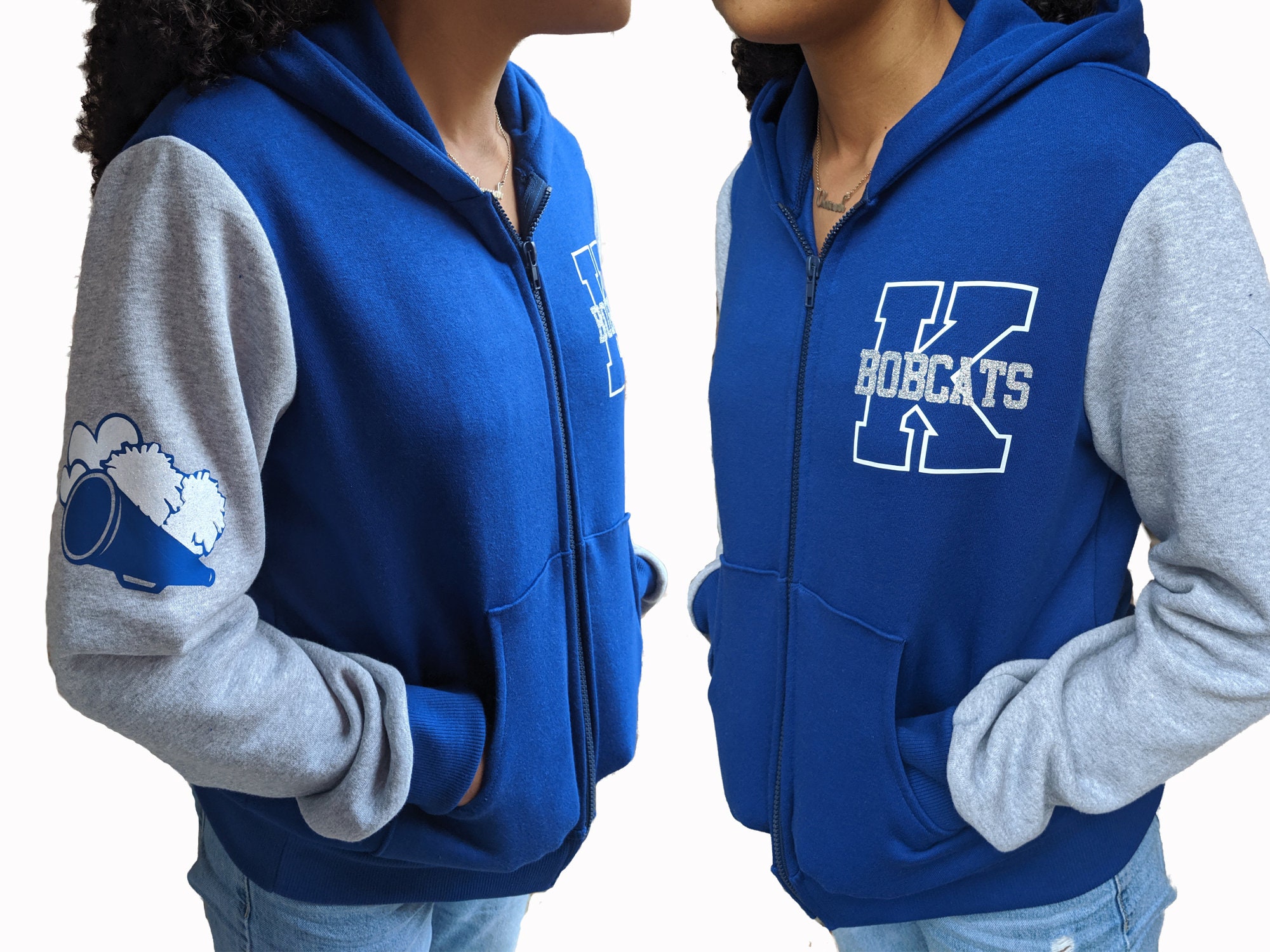 Personalized cheer team jackets cheerleader gifts custom Etsy