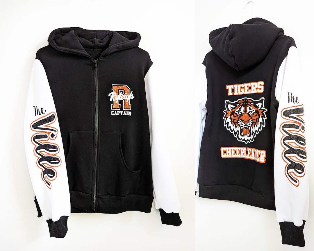 Personalized Cheerleader Jacket Design Your Own Cheer Hoodie Toddler