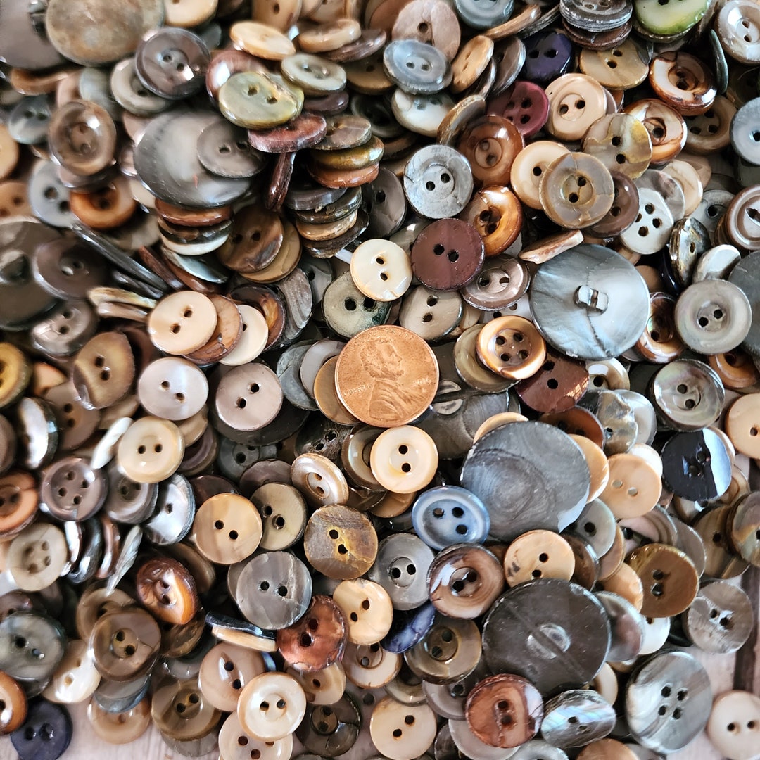 1 Cup Craft Mother of Pearl Buttons (irregular, Chipped) - Etsy