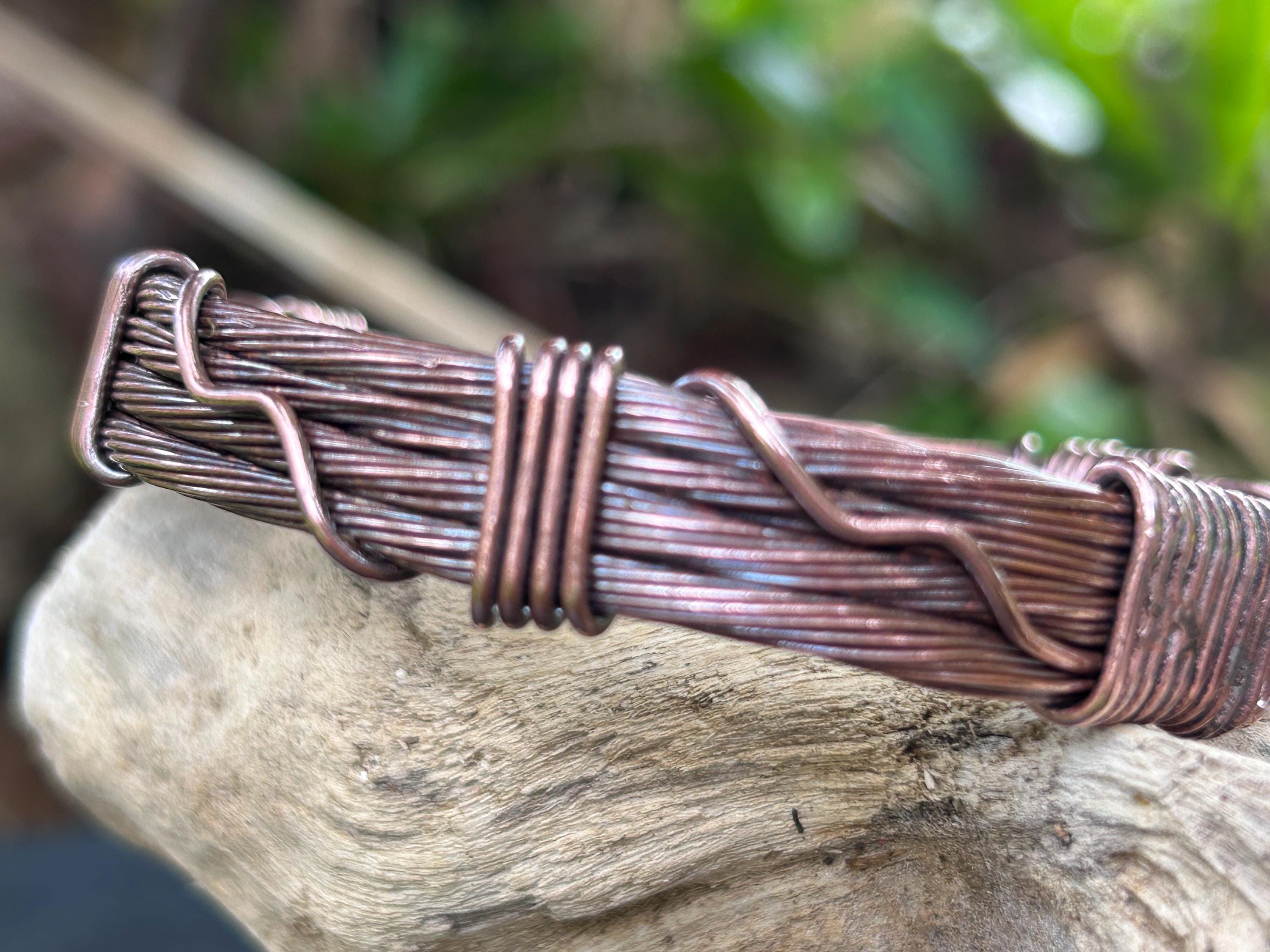 Wide Copper Wire Bracelet, Copper Cuff, Wire Jewelry, Recycled Copper, Arthritis Bangle, Kauai Art, Rustic Bracelet, Chunky Wire Wrap - Etsy Wide Copper Wire Bracelet, Copper Cuff, Wire Jewelry, Recycled Copper, Arthritis Bangle, Kauai Art, Rustic Bracelet, Chunky Wire Wrap - Etsy
