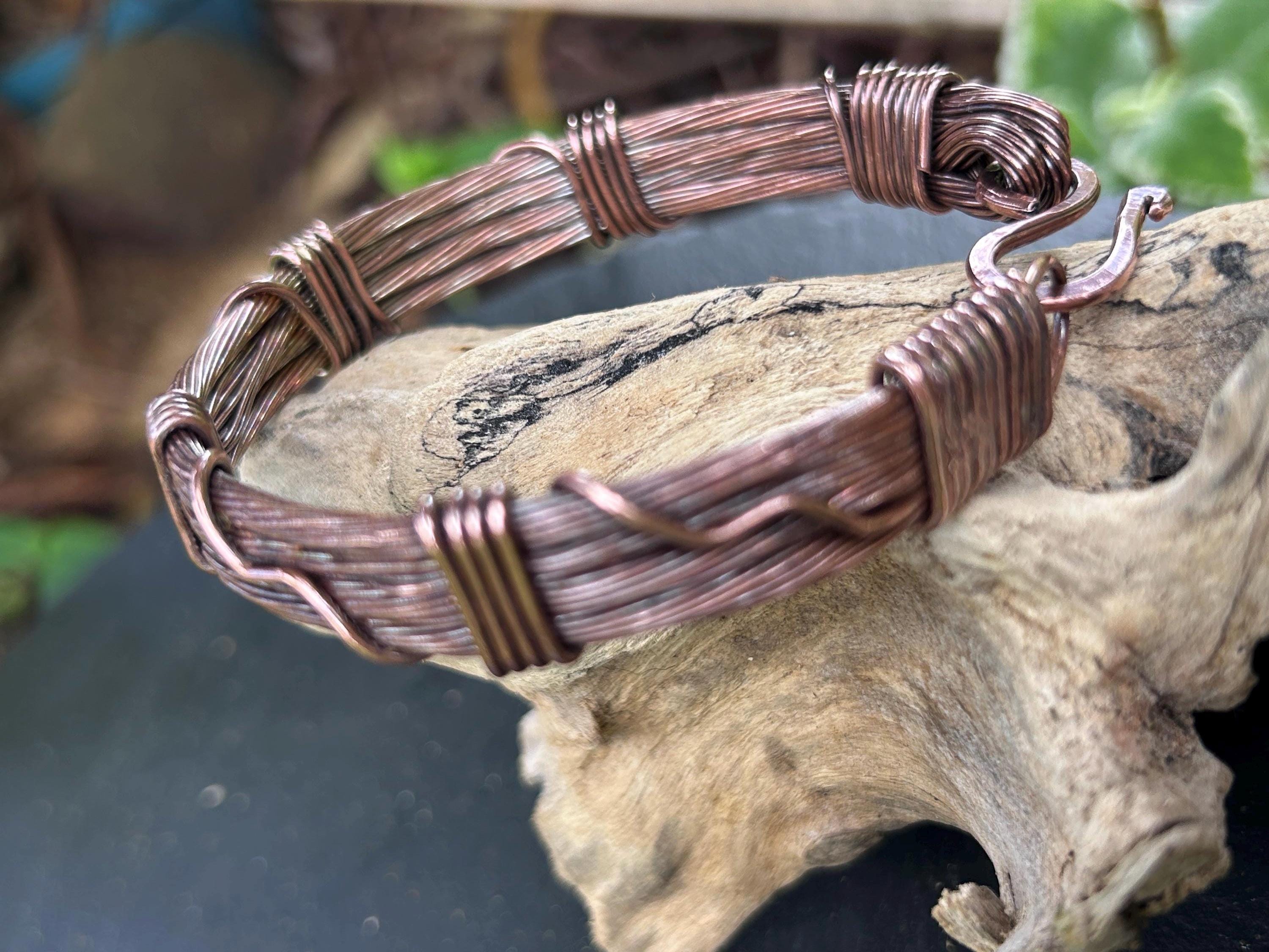 Wide Copper Wire Bracelet, Copper Cuff, Wire Jewelry, Recycled Copper, Arthritis Bangle, Kauai Art, Rustic Bracelet, Chunky Wire Wrap - Etsy Wide Copper Wire Bracelet, Copper Cuff, Wire Jewelry, Recycled Copper, Arthritis Bangle, Kauai Art, Rustic Bracelet, Chunky Wire Wrap - Etsy