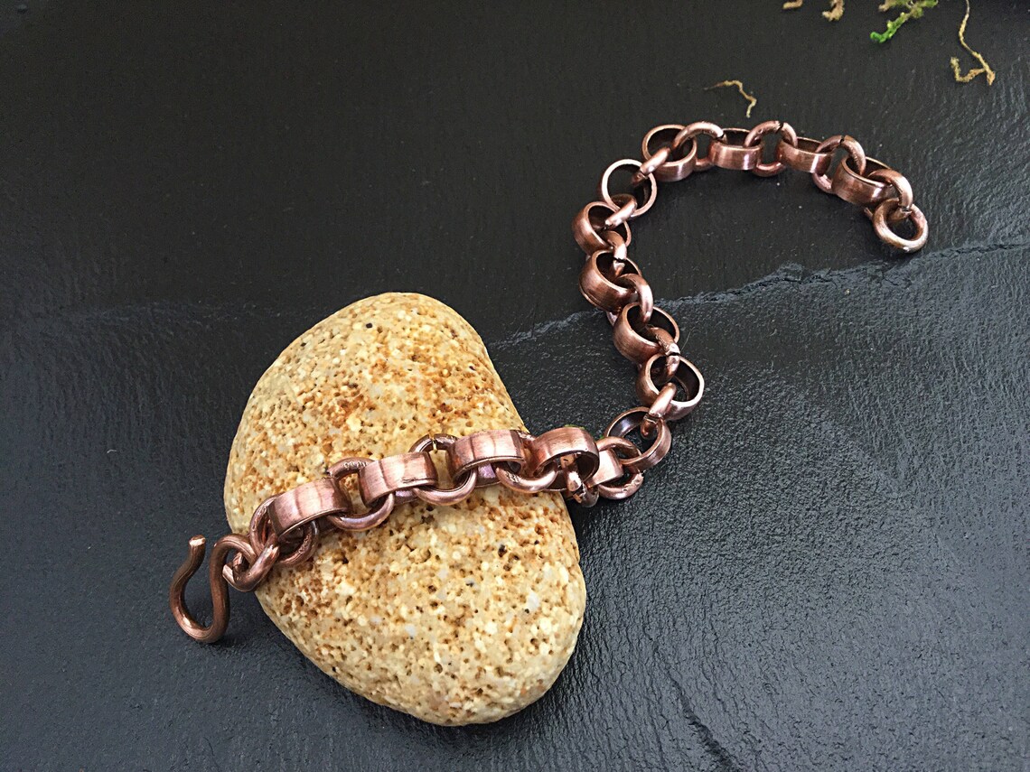Copper Pipe Bracelet Tubing Jewelry Industrial Jewelry Etsy