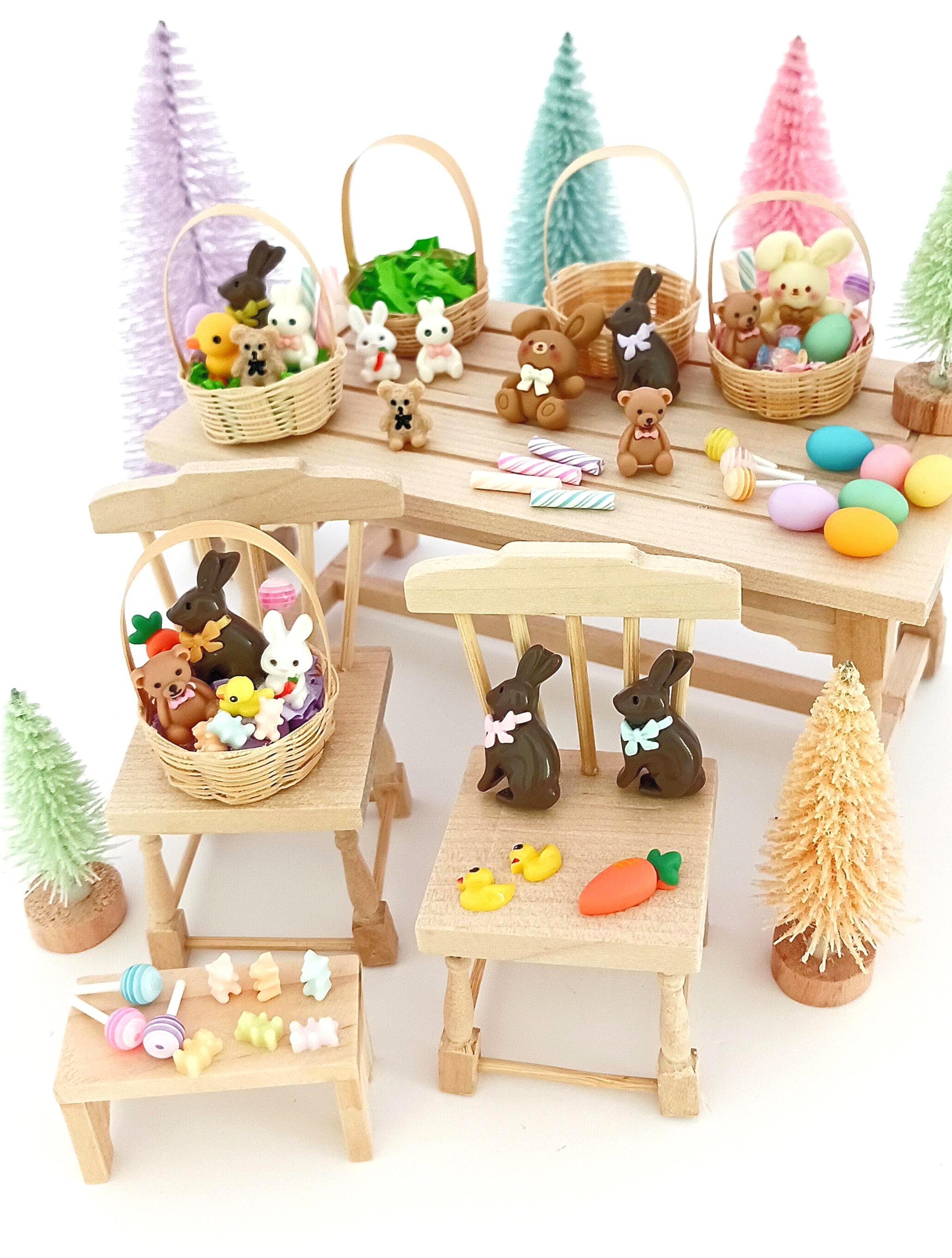 Miniature Easter Basket Fillers – 1:12 Scale Dollhouse Accessories ...