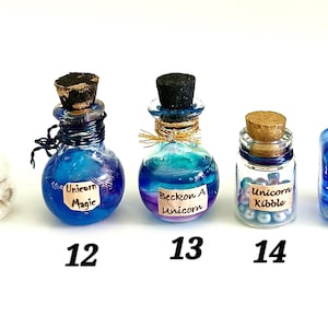 Dollhouse Miniature Potion Bottle: Halloween Fairy Garden Accessory - 1/12 Scale Apothecary Jar image 4
