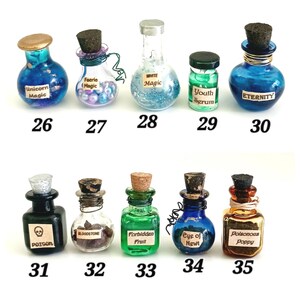 Dollhouse Miniature Potion Bottle: Halloween Fairy Garden Accessory - 1/12 Scale Apothecary Jar image 6