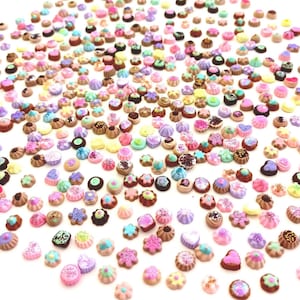 Dollhouse Miniature Cookies Miniature Food 1:12 Scale Fairy Garden Accessory Handmade Realistic Polymer Clay Food OOAK Set of 5,10,15 pcs
