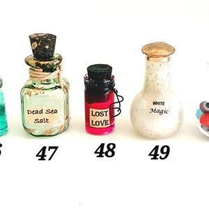 Dollhouse Miniature Potion Bottle: Halloween Fairy Garden Accessory - 1/12 Scale Apothecary Jar image 8
