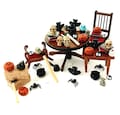 Miniature Halloween Dollhouse Accessories: Skulls, Pumpkins, Bats, Cauldron (1/12 Scale)