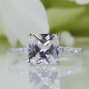 Fake princess cut ring online