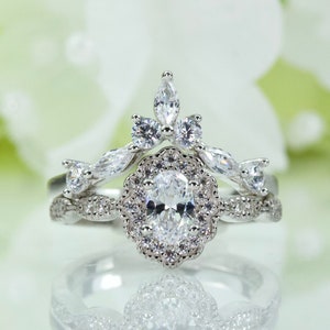 Victorian Style Oval 0.50 Ct Cubic Zirconia Engagement Ring In Sterling Silver, Proposal Ring, Promise Ring, Travel Ring | 157