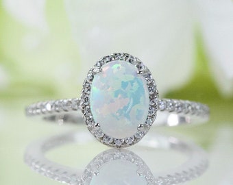 Opal ring | Etsy
