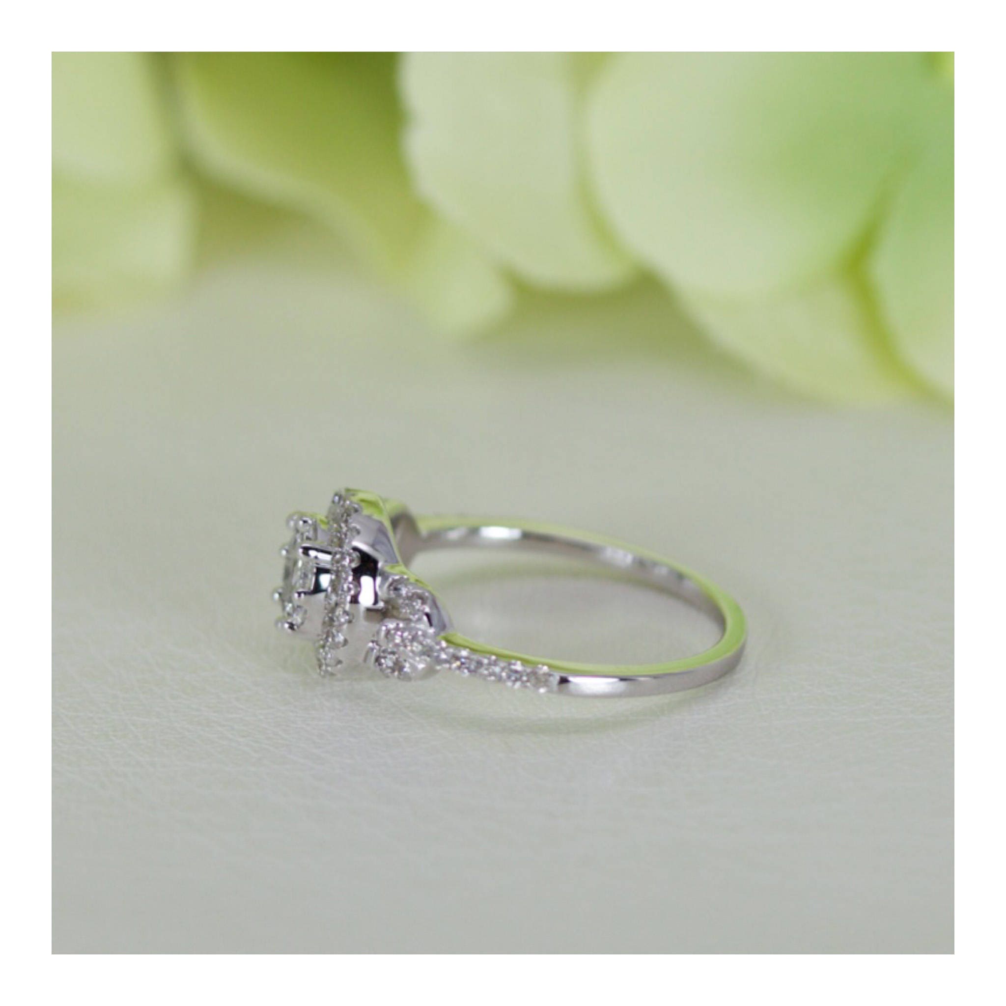 Designer Platinum Diamond Ring for Women JL PT LC873