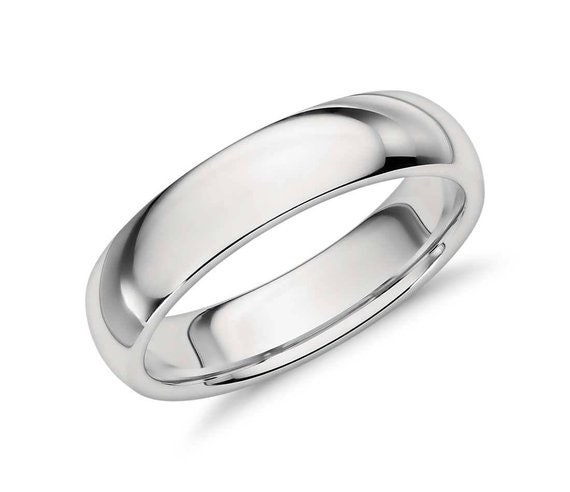 Sterling Silver 7MM Domed Classy Plain Wedding Band Ring Wedding Band Sterling Silver 7MM Domed Classy Plain Wedding Band Ring Wedding Band